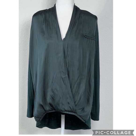 dolan Left Coast Collection Women Copper Solid Large  Blouse - Picture 1 of 11